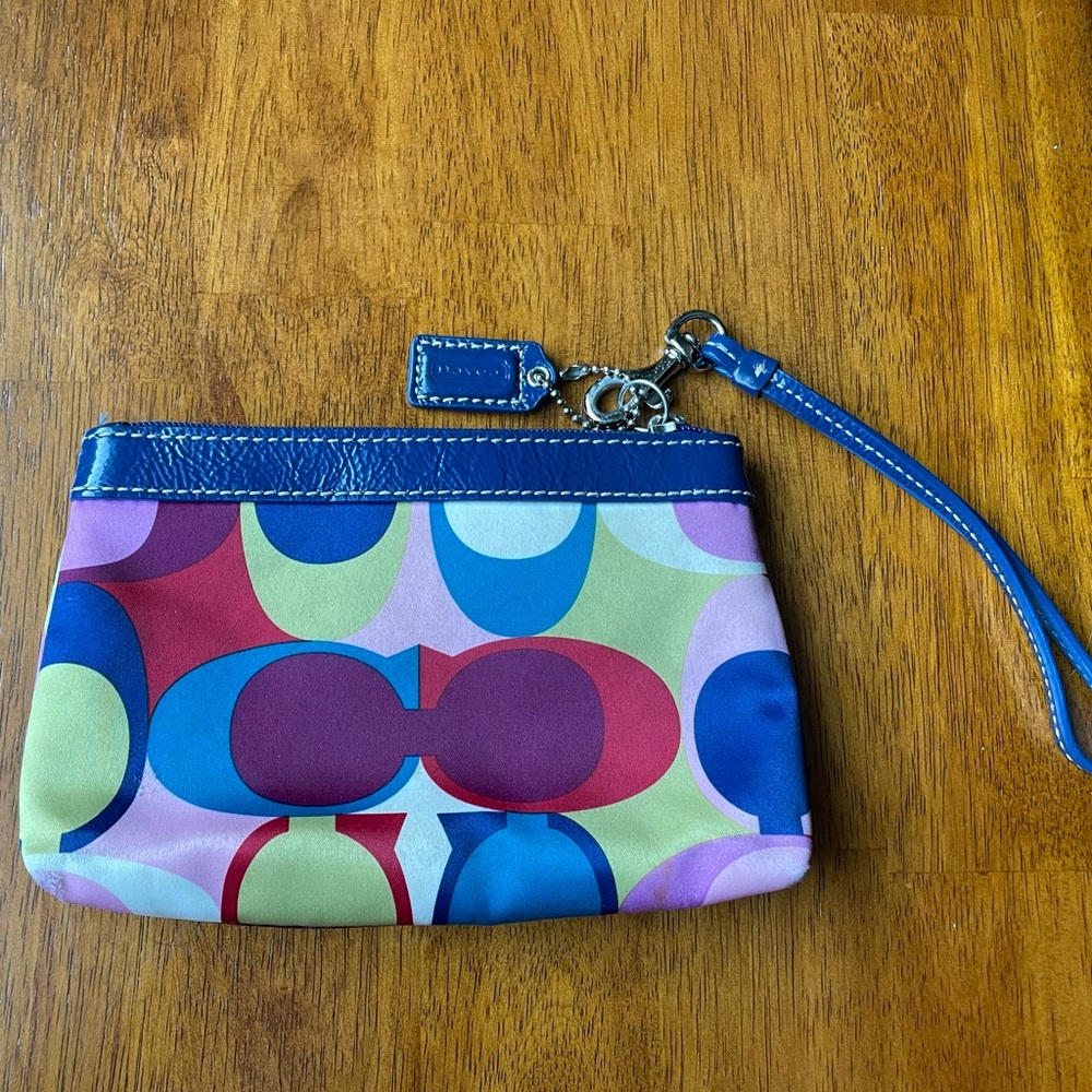 Colorful Authentic Coach Wristlet (‘08-‘12) - Picture 3 of 5